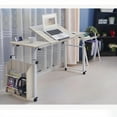 thumbnail image 5 of 31.5 in/47.24 in Overbed Table with Wheels, Bed Table with Adjustable Tilt Board and Wheels, Eating Desk, Cross-Bed Desk for Home, Hospital, 5 of 7
