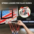 thumbnail image 4 of GSE Games & Sports Expert Over-The-Door Mini Basketball Hoop Set with Basketball & Pump, Wall-Mounted Basketball Hoop Set for Home & Office, Indoor Basketball Game, 4 of 7