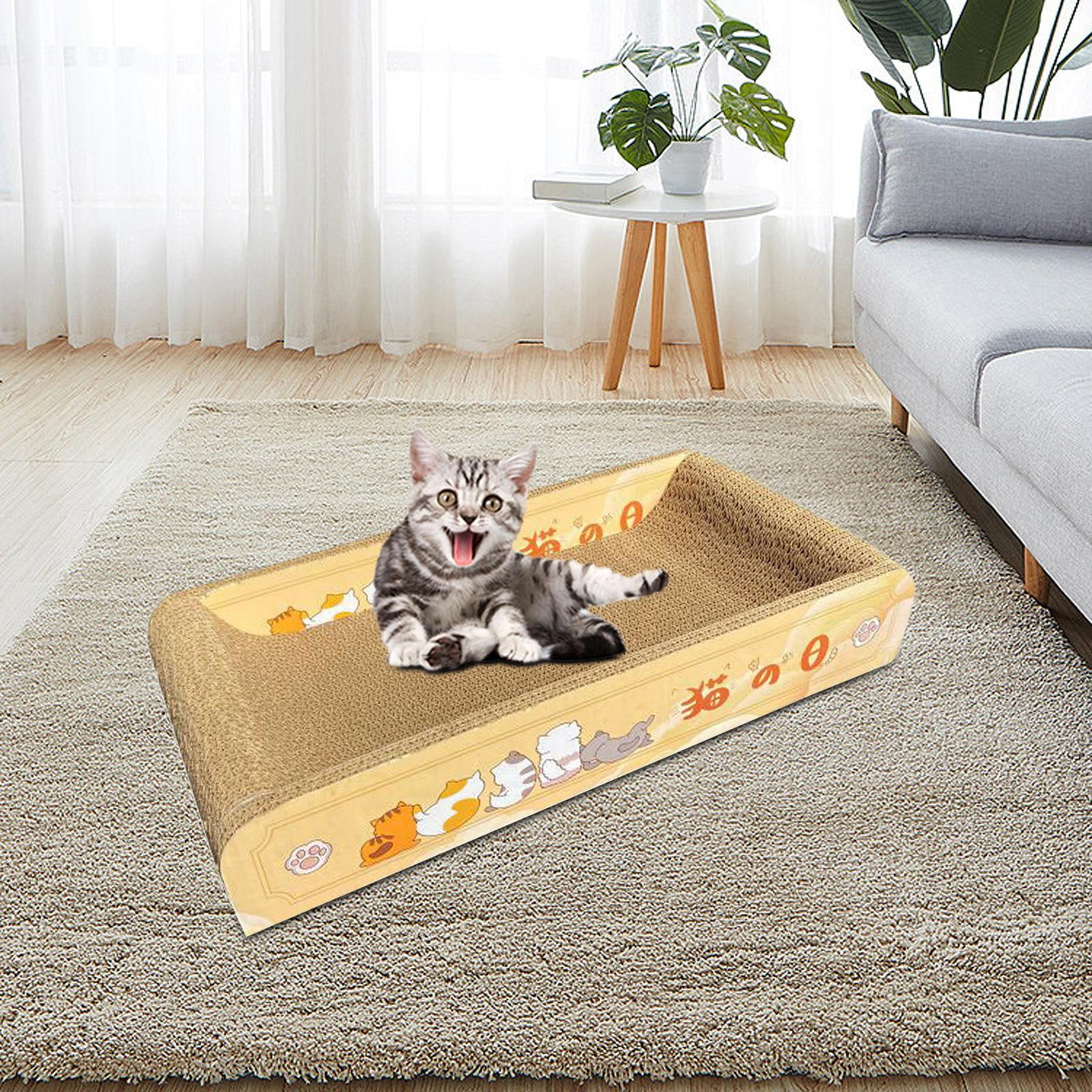 Bvdfgk Cat Scratch Pad, Wear-Resistant Couch Bed Protector, Furniture Protector Scratch Yellow