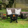 thumbnail image 5 of Endless Summer Oil Rubbed Bronze Wood Burning Outdoor Firebowl with Stars And Moons, 5 of 5