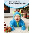 thumbnail image 2 of Enterizo de Forro Polar con Capucha para Bebé PATPAT Monstruo Azul 6-12M, 2 of 8