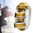 thumbnail image 1 of Almohadilla de patada de Taekwondo, almohadilla de golpeo, objetivo de patada, objetivo de pie de kickboxing portátil, acolchado para entrenamiento de dorado, 1 of 8
