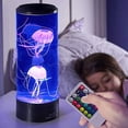thumbnail image 3 of usb medusas luz de noche lámpara de lava escritorio mesita de noche niños luz de noche JAMW Sencillez, 3 of 4