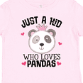 thumbnail image 4 of Inktastic Cute Panda for Girls Girls Toddler T-Shirt, 4 of 5
