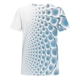 thumbnail image 5 of Fnnxeal Mens Optical Illusion 3D T-Shirt White Geometric Print Rave Streetwear Tee Moisture Wicking Casual Top Big and Tall Sizes M to 7XL,Size 2XL, 5 of 5