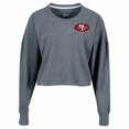 thumbnail image 1 of Sudadera Crop Top NFL para Mujer Manga Larga y Cuello Redondo 49 ers Oxford Talla EG, 1 of 4