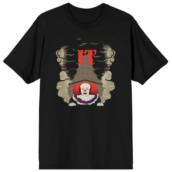 IT Classic Pennywise Men's Black Graphic Tee-XXL