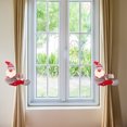 thumbnail image 4 of Worallymy Navidad cortina hebilla Navidad ventana decoración dibujos animados Tieback gancho regalo para sala de estar dormitorio, estilo Santa Claus Worallymy JD735800404, 4 of 7