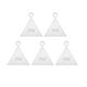 thumbnail image 5 of 5 piezas de de plata esterlina, pendiente de moda, colgante de gota con lazo, fabricación de joyas de bricolaje, pendientes, collar de pulser 12x10mm tri Baoblaze Sterling Silver Charms Pendant, 5 of 8