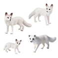 thumbnail image 3 of Conjunto de figuras de animales, adorno, colección de cumpleaños realista, figura de juguete de simulación, modelos de animales terrestres para fiesta ártico, 3 of 7