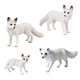 thumbnail image 3 of Conjunto de figuras de animales, adorno, colección de cumpleaños realista, figura de juguete de simulación, modelos de animales terrestres para fiesta ártico, 3 of 7
