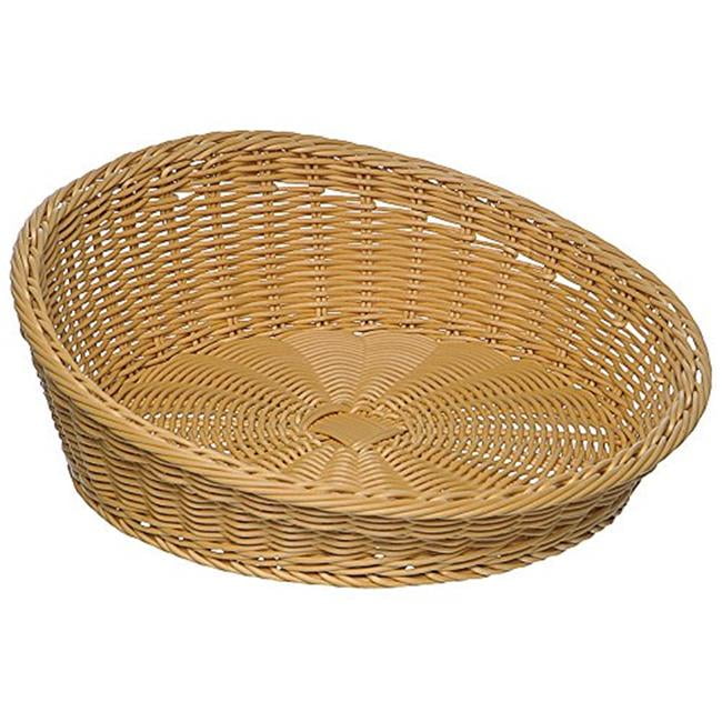 9-Inch by 4-Inch Paderno World Cuisine Oblong Polyrattan Bread Basket