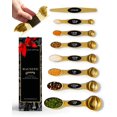 thumbnail image 1 of Magnetic Measuring Spoons Set - Stainless Steel Measuring Spoons - Magnetic Measuring Spoon Set, Gold Measuring Spoons Magnetic, Cute Measuring Spoons for Cooking & Baking, 1 of 9