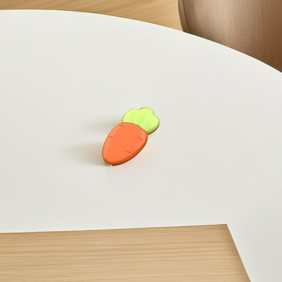 MUSEYA 6Pcs Diaper Pins Safety Plastic Carrot Shape Cloth Diaper Clips Locking Mechanism