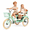 Green, variant on ICEELF 16 Inch Kids Bike for Boys and Girls Ages 4-9, Dual Handbrake Bicycle with 2 Seats, 3 Storage Baskets, Adjustable Handlebar and Seat, Multiple Colors