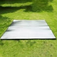 comerut Aluminum Foil Foam Mat Insulating Camping Mat Reflecting Heat