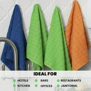Dish Towels for Kitchen – 12 Pack, 100% Cotton Kitchen Towels Set, Dish Cloths for Washing Dishes, 15 x 25 Inches