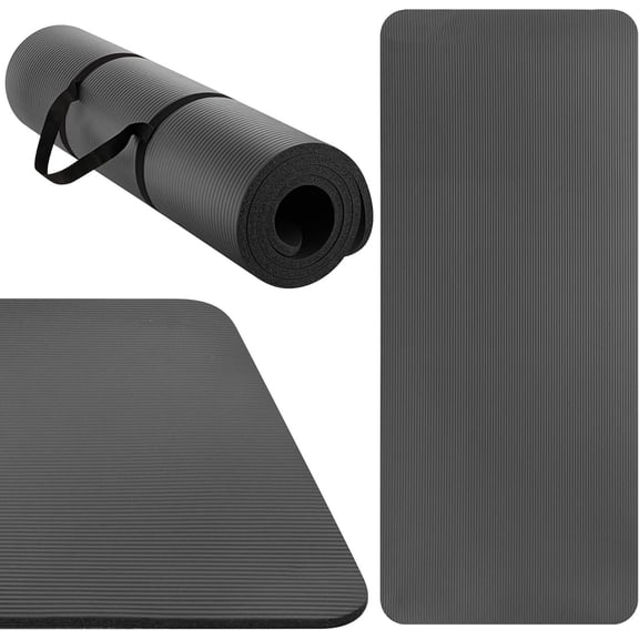 Extra Thick Yoga Mat for Women & Men, 15mm Thick, 72”x32” Large Exercise Mat with Non-Slip Workout Mat for Yoga