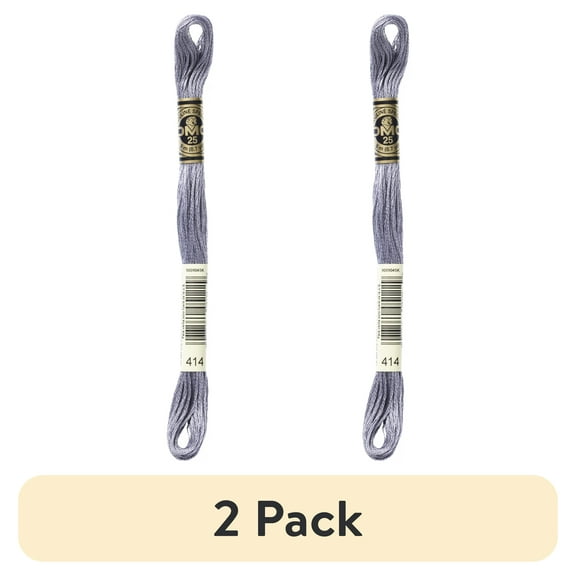 (2 pack) DMC 6-Strand Embroidery Cotton 8.7yd-Dark Steel Grey