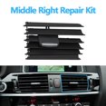 thumbnail image 1 of Car Front Center AC Air Conditioner Vent Outlet Grille Slide Clip Repair Kit Replacement For BMW X3 X4 F25 F26 2011-2018~7529, 1 of 1
