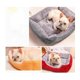 thumbnail image 3 of Cama para perros súper suave gris 50x38x15cm Cama para perros, 3 of 4
