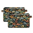 thumbnail image 2 of Square Storage Basket 14.2*10.2*8.3 Inch One Sizex1 Shelf Basket Open Home Storage Bins Bedroom Storage Basket Closet Storage Stylish Decor Hawaiian Grass, 2 of 9