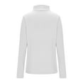 thumbnail image 4 of zbxnLI Womens Turtleneck Long Sleeve Shirts Base Layer Thermal Underwear Tops Fall Winter Undershirts, 4 of 9