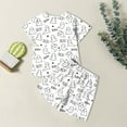 thumbnail image 2 of TBWNWG Ensemble de Vêtements de Nuit pour Filles Pyjamas Doux Tenue Confortable pour Enfants Col Rond Design Imprimé pour Âges 2-12 Idéal pour Usage Quotidien et Extérieur, Taille 5-6 Ans, 2 of 7