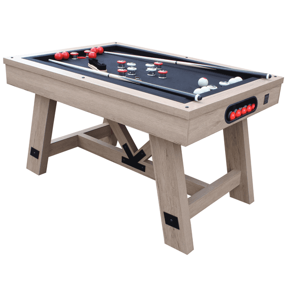 Freetime Fun 54" Sturdy Bumper Pool Table for Adults and Kids Game Room with Accessories - RB5800