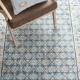 thumbnail image 4 of SAFAVIEH Brentwood Dory Geometric Area Rug, Blue/Yellow, 6'7" x 6'7" Round, 4 of 9