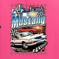 thumbnail image 6 of Wild Bobby, Mustang Untamed American Spirit Ford Cars and Trucks Unisex Graphic Hoodie Sweatshirt, Neon Pink, 3X-Large, 6 of 6