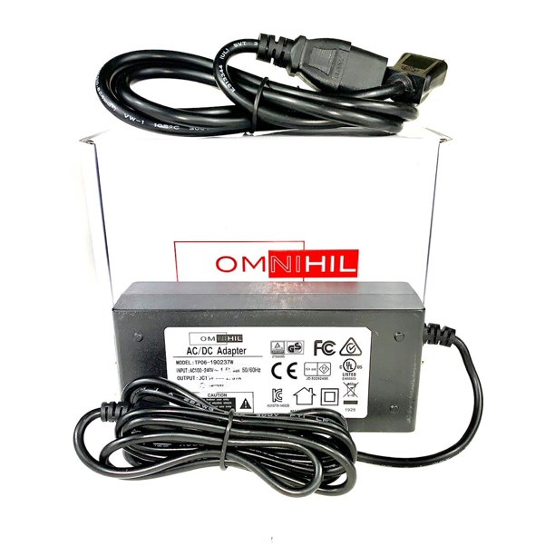 [UL Listed] OMNIHIL AC/DC Adapter Compatible with Delta Electronics