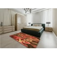 thumbnail image 4 of Ahgly Company Indoor Square Patterned Tomato Sauce Red Area Rugs, 7' Square, 4 of 6