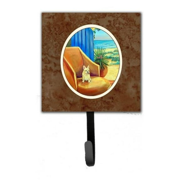 French Bulldog at the Beach Cottage Leash or Key Holder