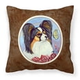 thumbnail image 1 of Carolines Treasures 7036PW1414 Papillon Yellow Butterfly Fabric Decorative Pillow, 1 of 4