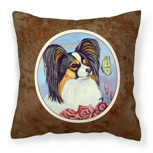 Carolines Treasures 7036PW1414 Papillon Yellow Butterfly Fabric Decorative Pillow