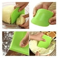 thumbnail image 2 of Tongina 2xDough Bowl Bake Kitchen Tools Pizza Cutter Chopper 2pc , Green White, 3 Pcs, 2 of 7