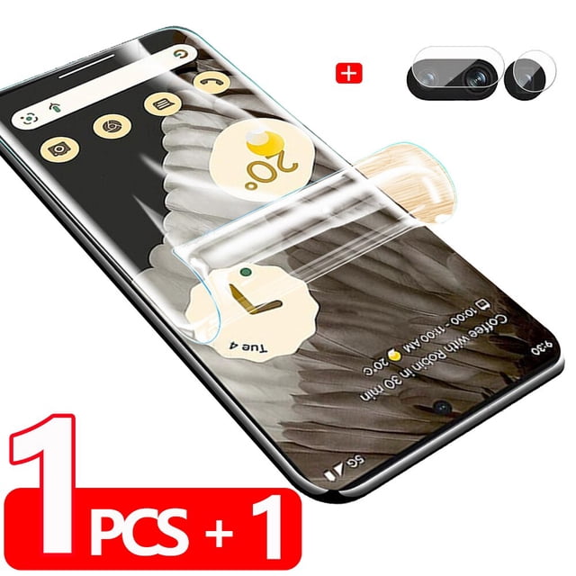 Suave Película de Hidrogel para Google Pixel 7 Pro 7A Protector pantalla Pixel7 pro película de Hidrogel pixel7pro Pixel 6A frontal y película de cámara Pixel 6 Pro protectores de pantalla Pixel6a 6Pr