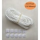 thumbnail image 4 of Cable de cadena para persianas enrollables de 10 m con conectores, color blanco Luanxu, 4 of 7