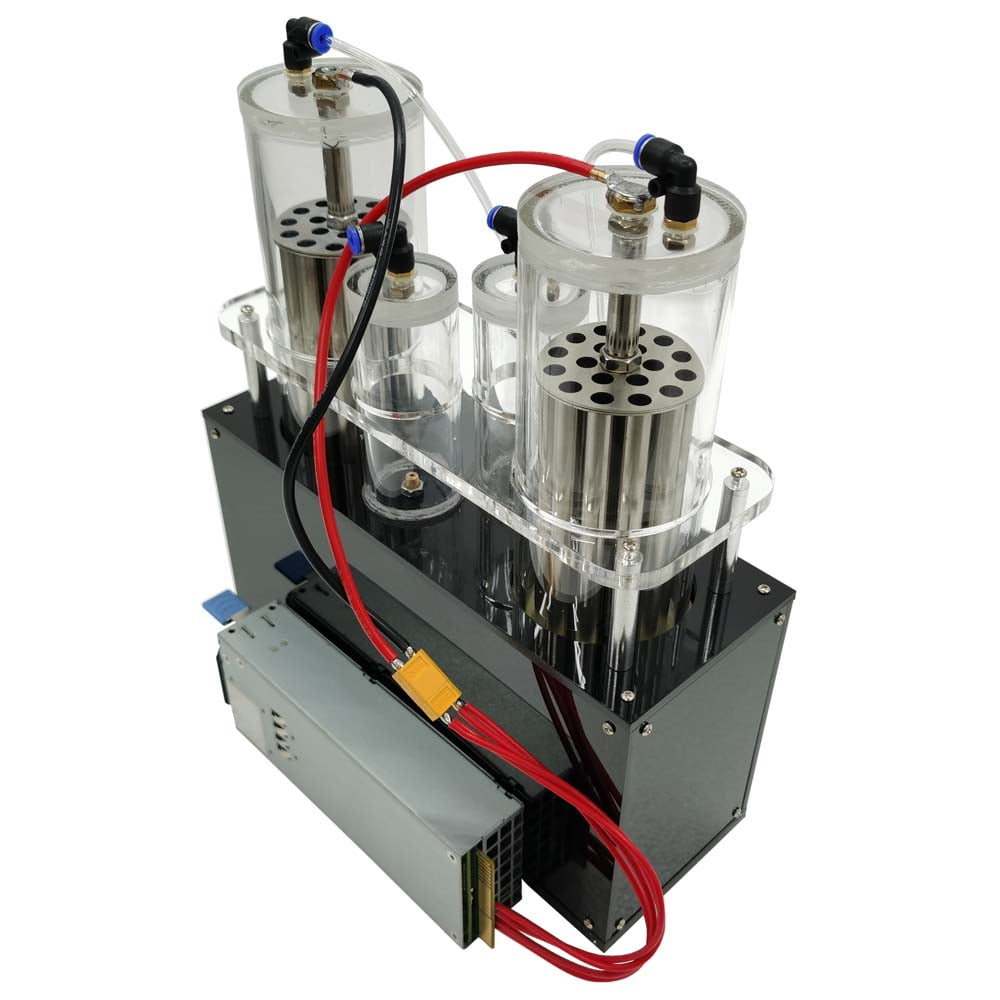 Hydrogen-Oxygen Separation Electrolysis Machine Double Outlet Electrolysis Machine for Laboratory Use 12V