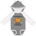 thumbnail image 3 of Inktastic Grandmas Little Pumpkin with Leaves and Stars Boys or Girls Long Sleeve Baby Bodysuit, 3 of 5