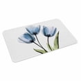 thumbnail image 2 of Blue Tulip Door Mat&nbsp;Indoor Outdoor Entrance,Non Slip Small Rug for Kitchen Bathroom Entryway Rug,Abstract Flower Country Farm Floral White Washable Doormat Floor Mat 16x24 Inch, 2 of 8