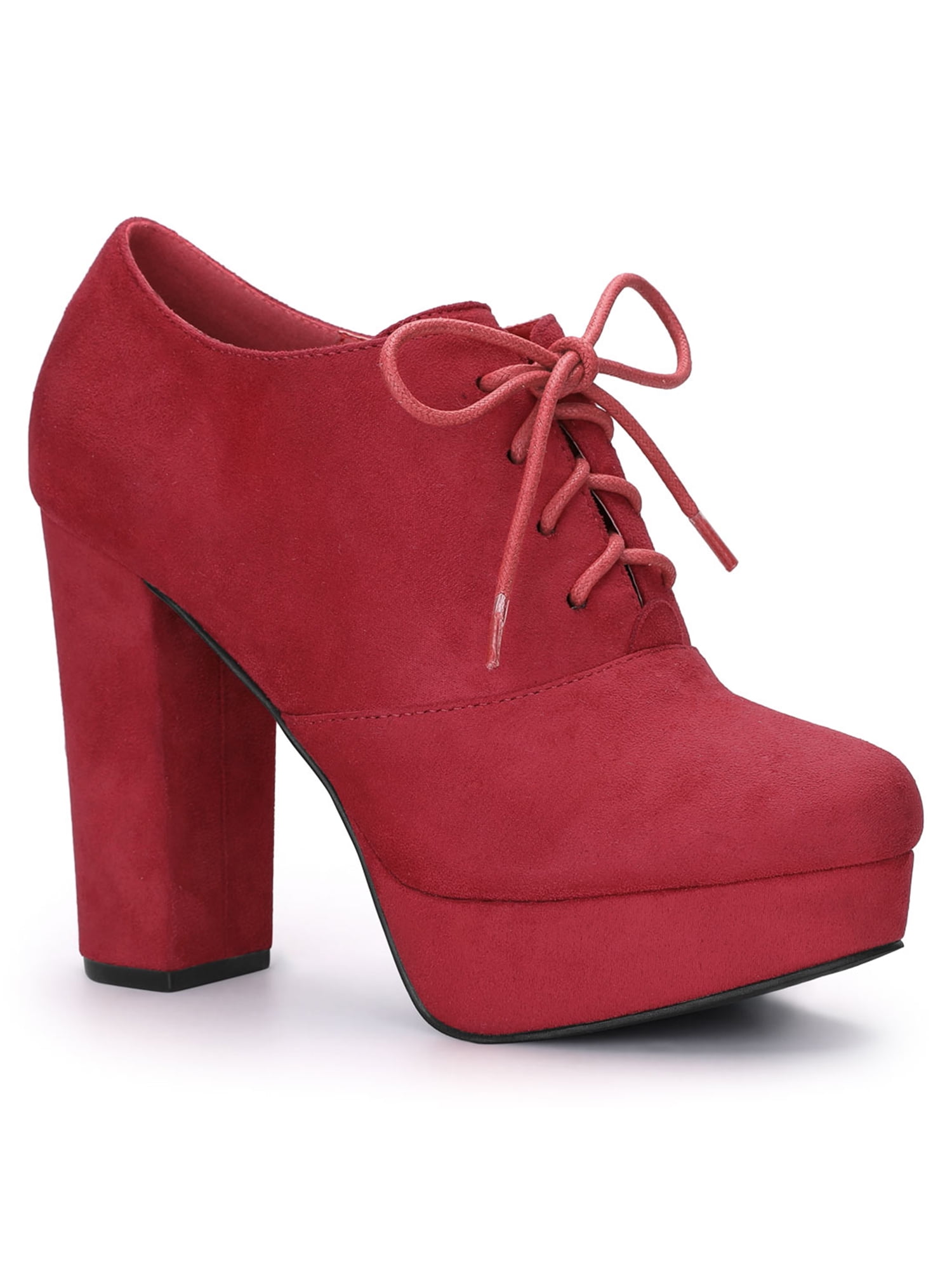 Allegra K Women's Platform Chunky Heel 