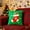 Green, variant on Lunxisen 1 Pcs Christmas Embroidery Throw Pillow Covers Christmas Dec Velvet Pillowcases Xmas Trees Cushion Pillow Cases Soft Square Holiday Pillowcase(17.7*17.7in)