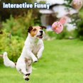 thumbnail image 3 of Interactive dog toys, barking and moving dog toy ball, washable cartoon pig sound toy, shaking and bouncing stress-relieving talking dog and cat toys., 3 of 7