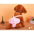 thumbnail image 3 of Washable Female Diapers with Suspender Comfort Reusable Doggy Diapers Reusable Puppy Sanitary Panties Dog Underwear Diaper for Small Girl Dogs in Period Heat, 3 of 7