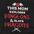 thumbnail image 2 of Dungeons And Dragons T-Shirt Mother'S Day Slay Dragons Unisex Graphic Tee for Men & Women, 2 of 7