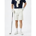 thumbnail image 2 of MEILIHUA Men's 9" Golf Shorts with Hidden Expandable Waist, Flat Front Dress Shorts, Lightweight Performance Bermuda, 2 of 11