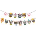 thumbnail image 1 of Cat Birthday Party Decorations Set Decorative Kitten Banner Cat Cake Topper, 1 of 10