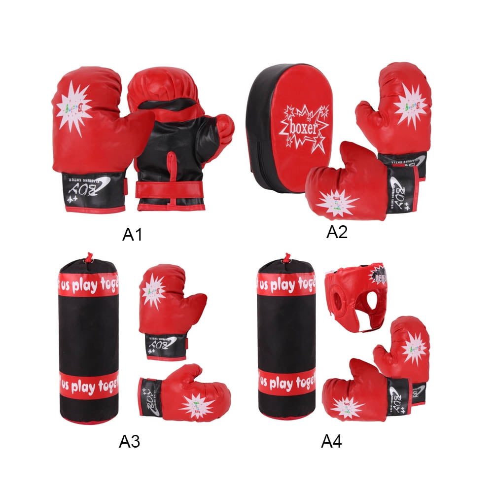 Kids Boxing Gloves Kit Punching Bag Educational Decompression Sandbag Hanging Toy Set Kids Boxing Gloves Kit Punching Bag Decompression Sandbag Toy Set Walmart Com Walmart Com